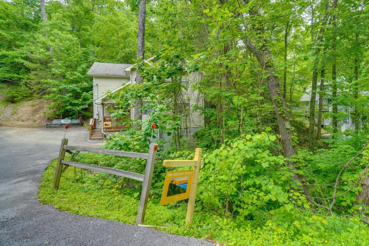 Gatlinburg Vacation Rental Balcony With Hot Tub! エクステリア 写真
