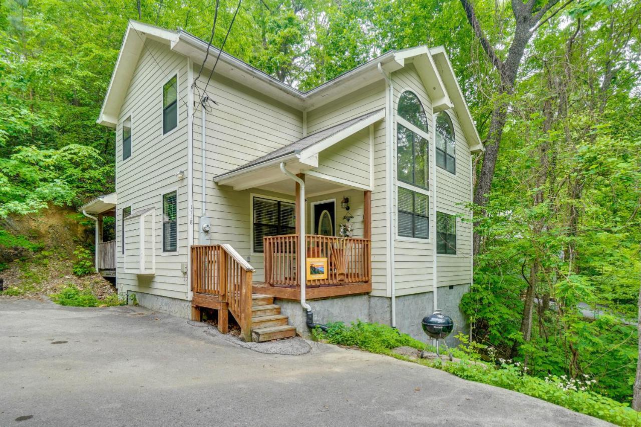 Gatlinburg Vacation Rental Balcony With Hot Tub! エクステリア 写真